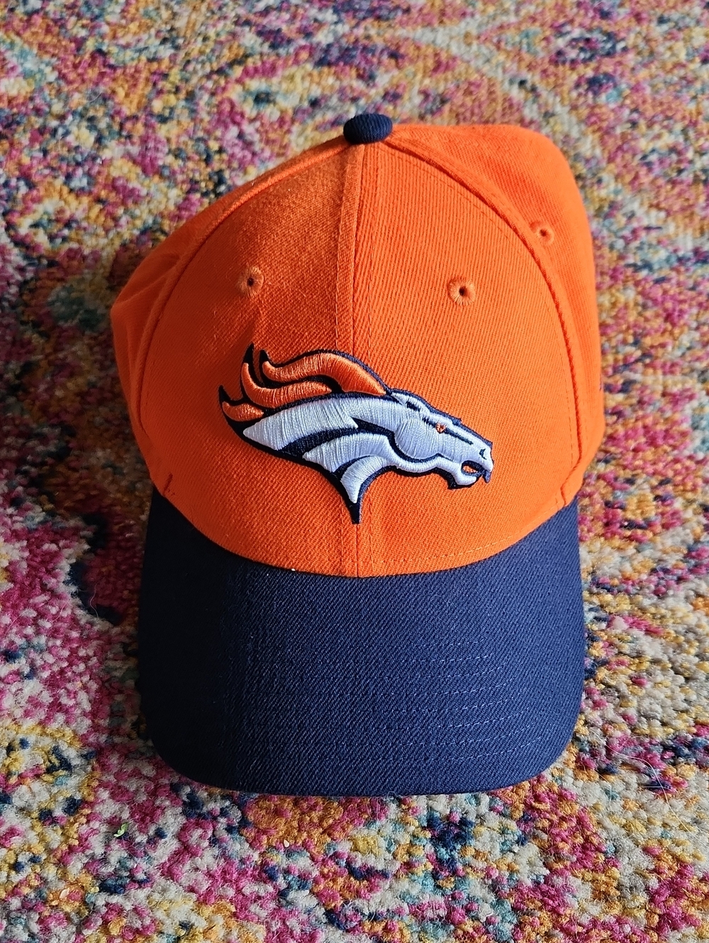 New Era Denver Broncos Orange and Navy Baseball Cap